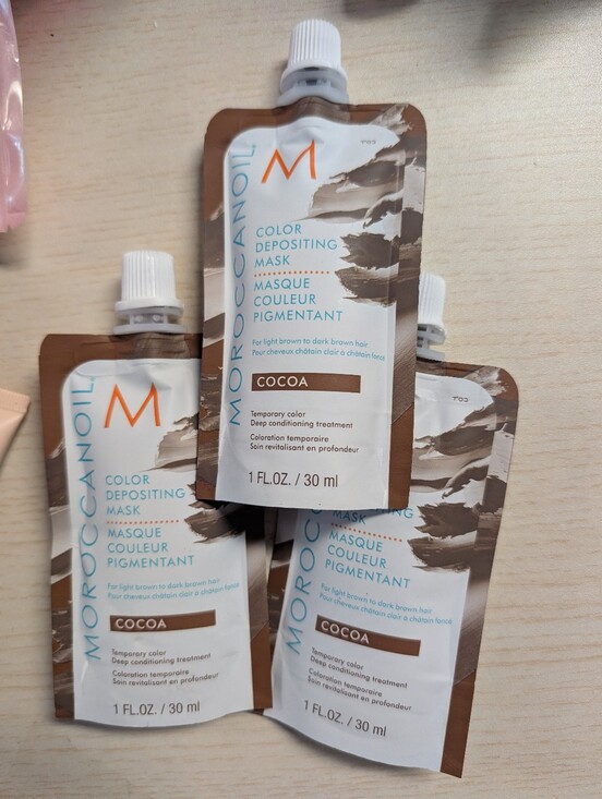 Other - Moroccan Oil Colour Depositing Mask Cocoa Set Of 3